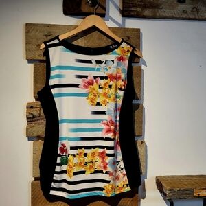 Artex Floral Striped Women's Top